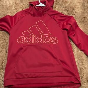 Red adidas sweatshirt